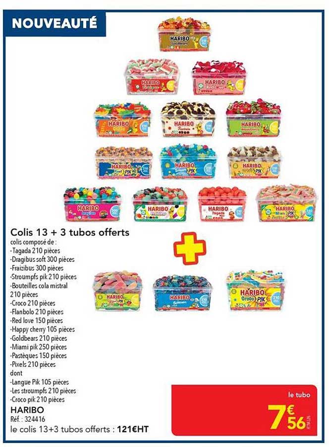 Colis 13 + 3 tubes offerts