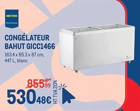 CONGÉLATEUR BAHUT GICC1466