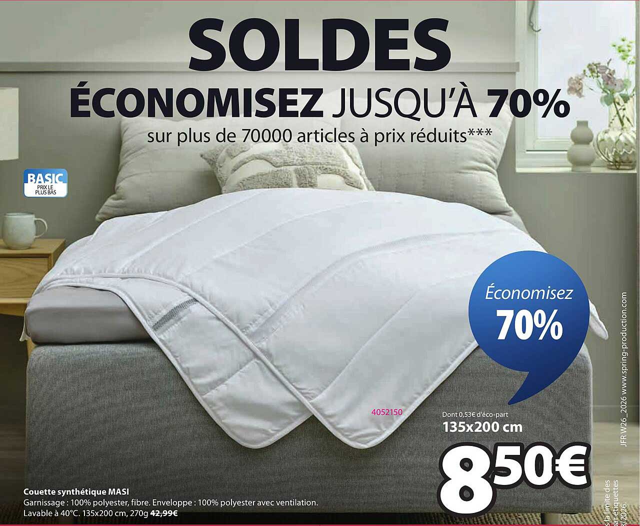 Couette synthétique MASI