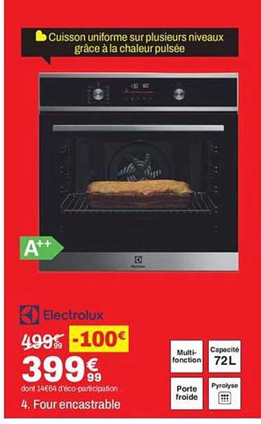 Cuisson uniforme sur plusieurs niveaux grâce à la chaleur pulsée