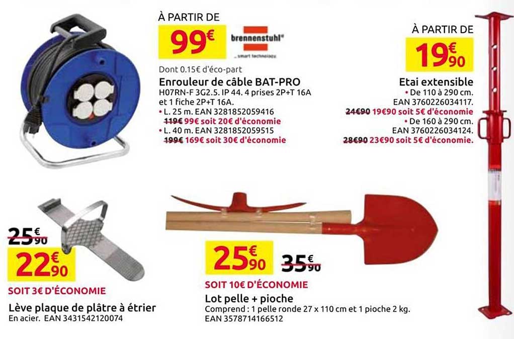 Enrouleur de câble BAT-PRO