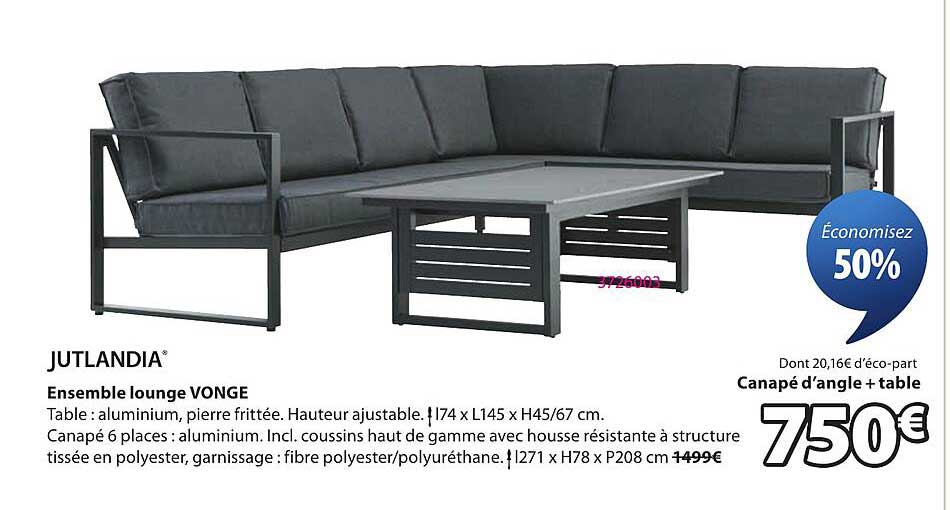 Ensemble lounge VONGE