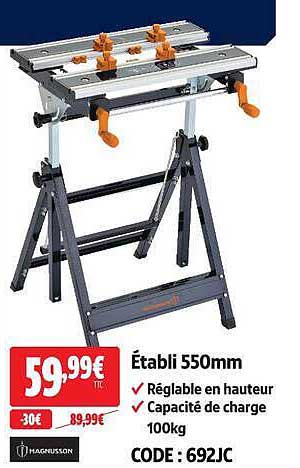 Etabli 550mm