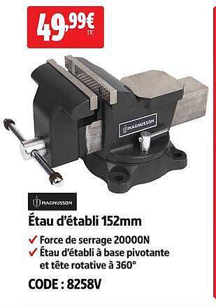 Étau d'établi 152mm