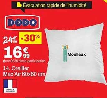 Évacuation rapide de l'humidité
