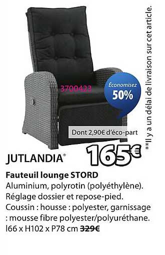 Fauteuil lounge STORD