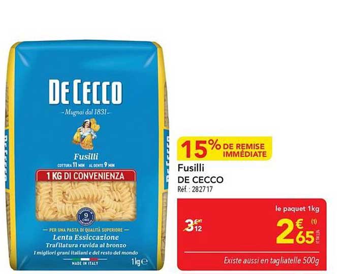 Fusilli DE CECCO
