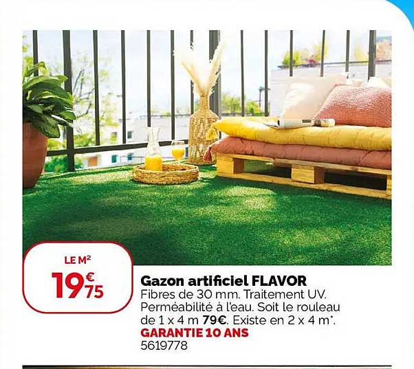 Gazon artificiel FLAVOR