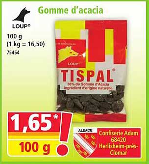 Gomme d'acacia