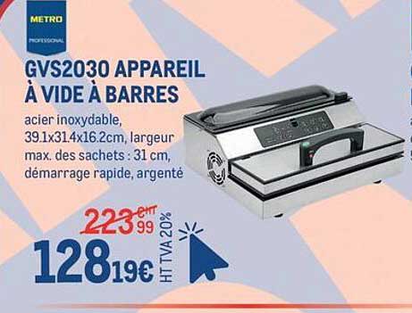 GVS2030 APPAREIL À VIDE À BARRES