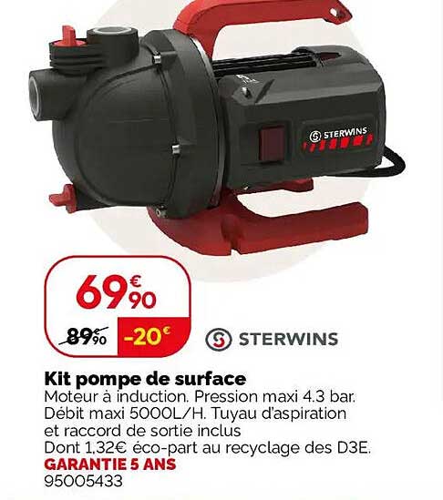Kit pompe de surface