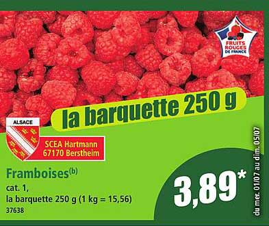 la barquette 250 g