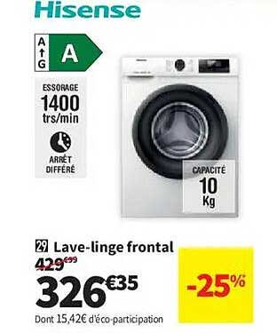 Lave-linge frontal