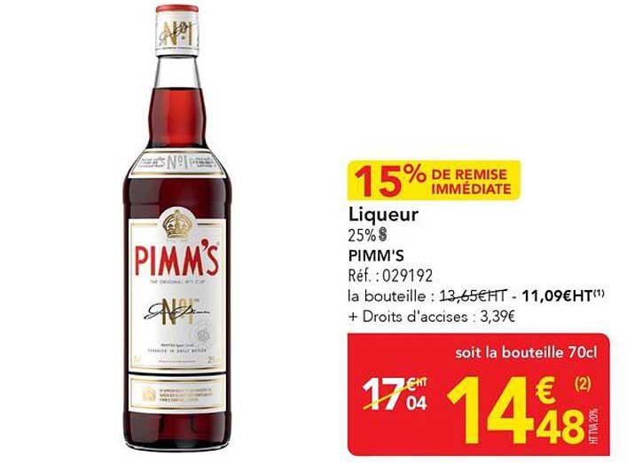 Liqueur 25% PIMM'S