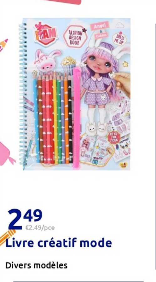 Livre créatif mode