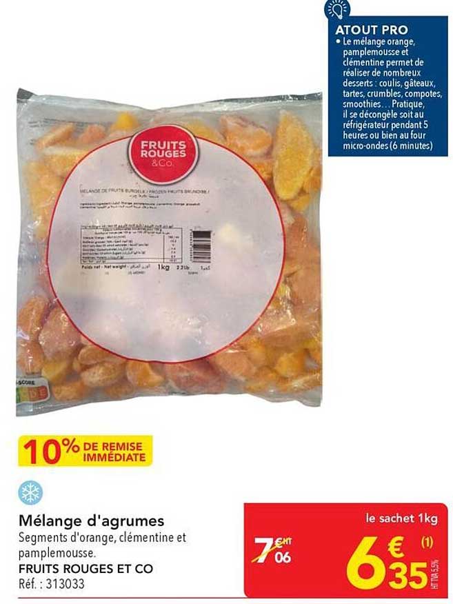 Mélange d'agrumes