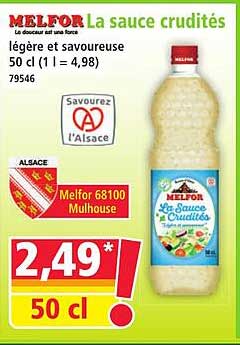 Melfor La sauce crudités