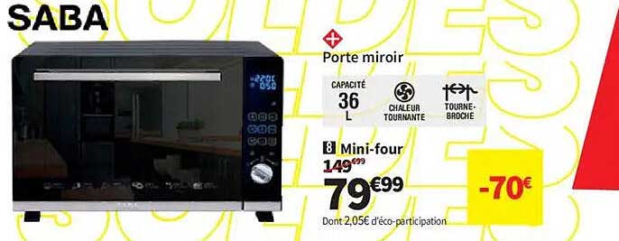 Mini-four SABA Porte miroir