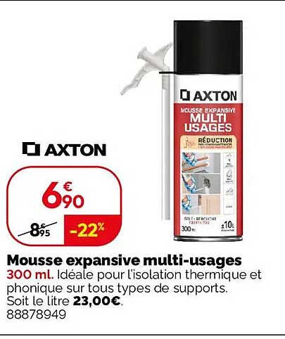 Mousse expansive multi-usages 300 ml