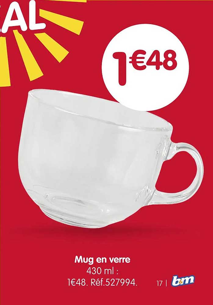 Mug en verre