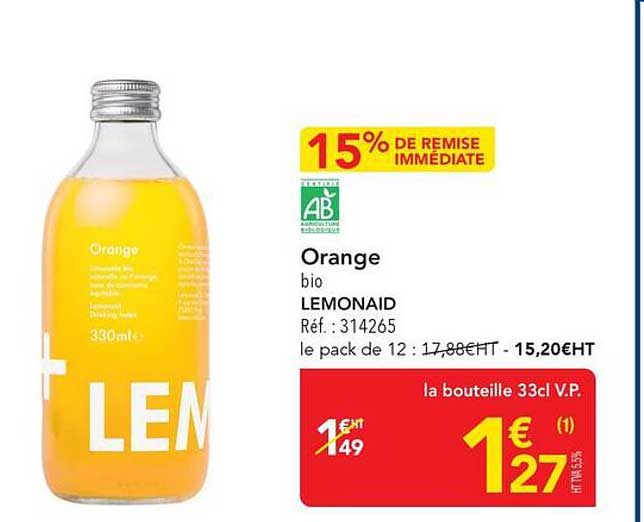 Orange bio LEMONAID