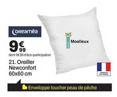 Oreiller Newcomfort 60x60 cm