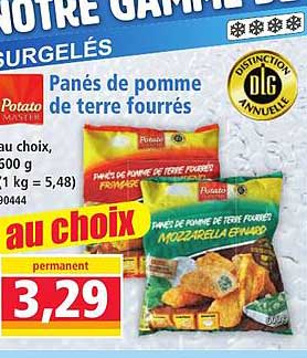 Panés de pomme de terre fourrés