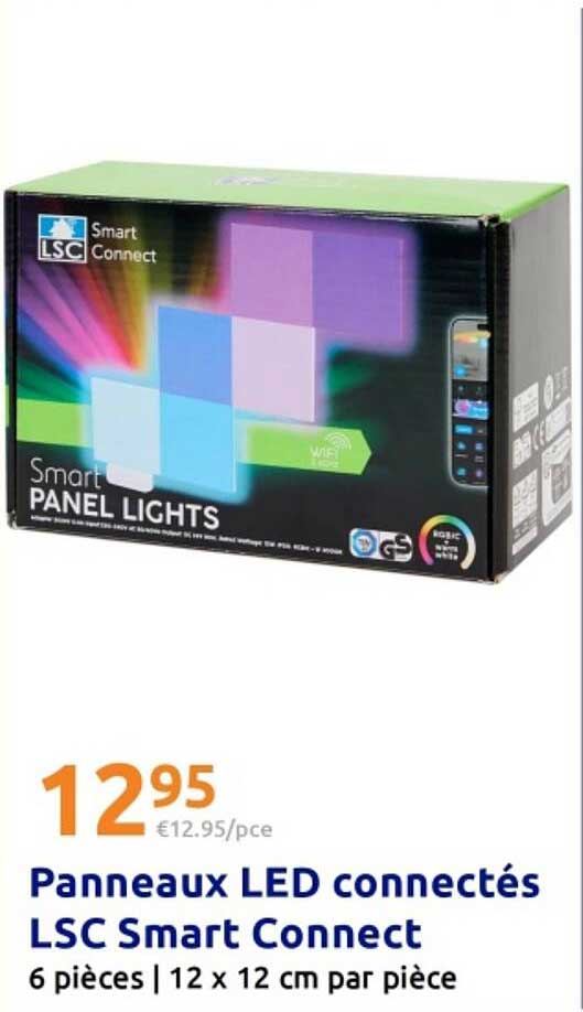 Panneaux LED connectés LSC Smart Connect