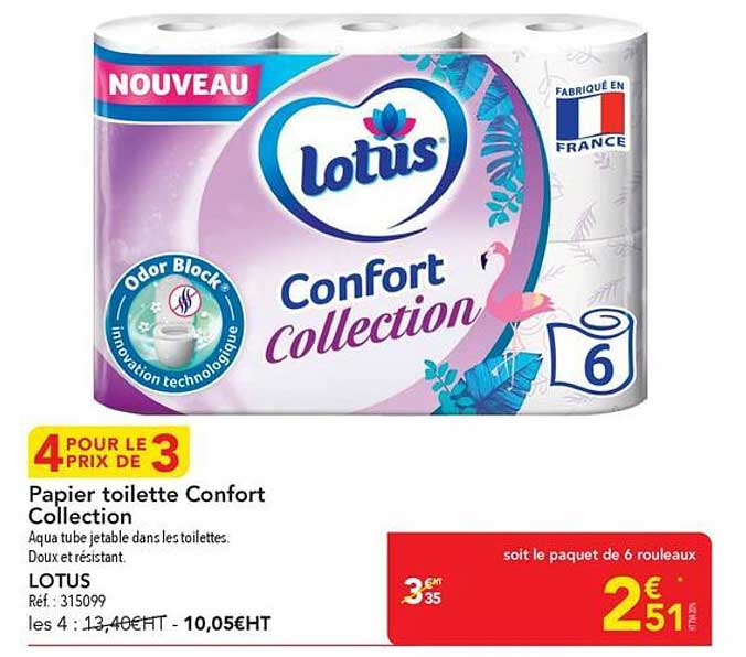 Papier toilette Confort Collection