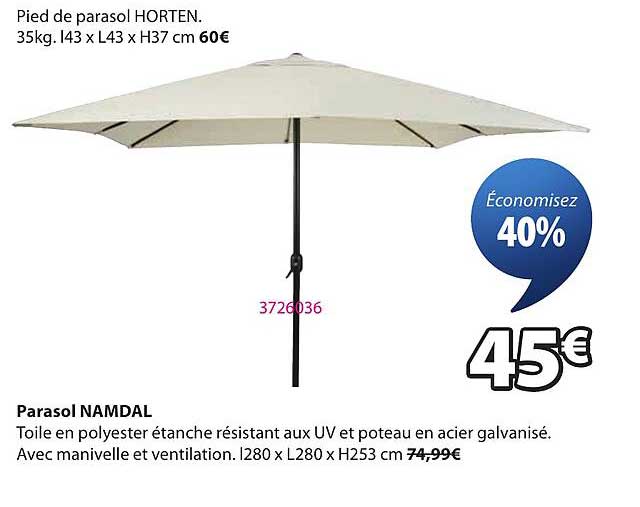 Parasol NAMDAL