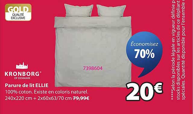 Parure de lit ELLIE