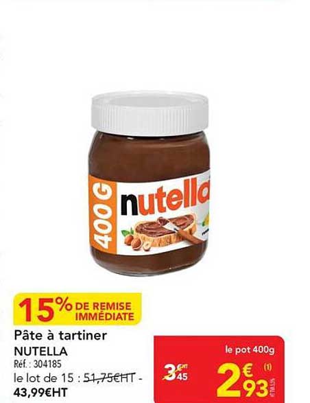 Pâte à tartiner NUTELLA
