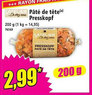 Pâté de tête(a) Presskopf