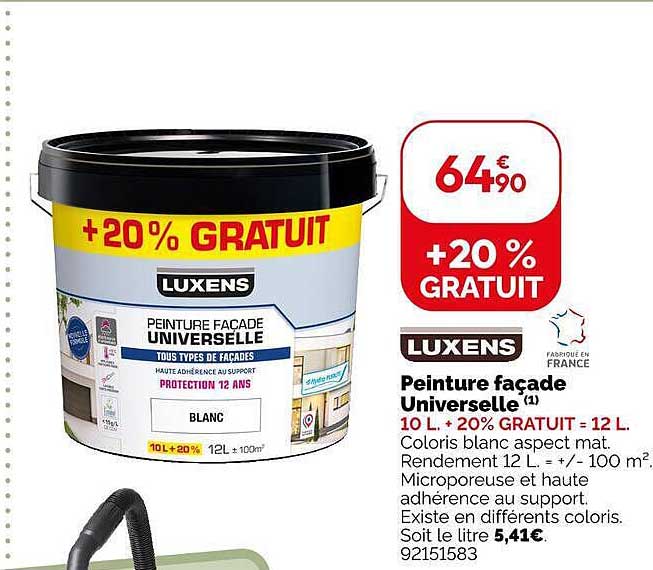 Peinture façade Universelle