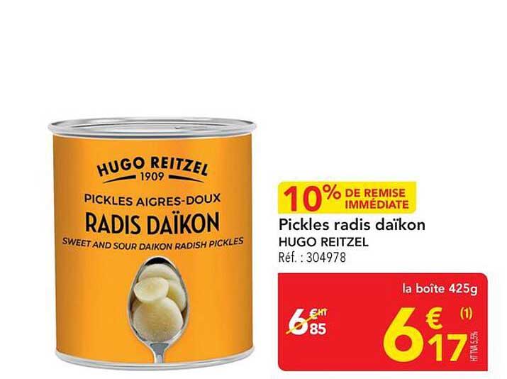 Pickles radis daïkon HUGO REITZEL