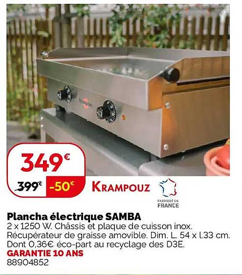 Plancha électrique SAMBA