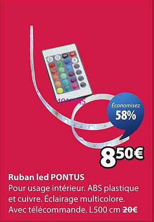 Ruban led PONTUS