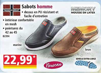 Sabots homme