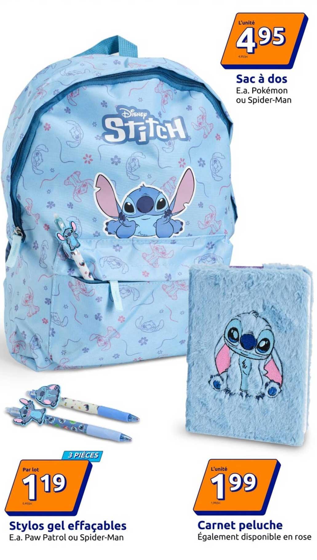 Sac à dos E.a. Pokémon ou Spider-Man