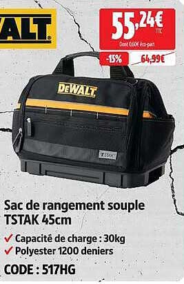 Sac de rangement souple TSTAK 45cm