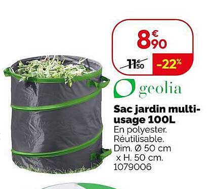 Sac jardin multi-usage 100L