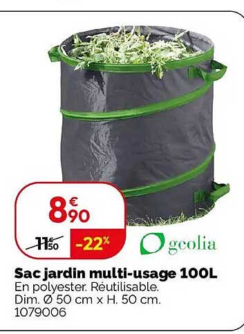 Sac jardin multi-usage 100L