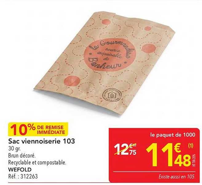 Sac viennoiserie 103