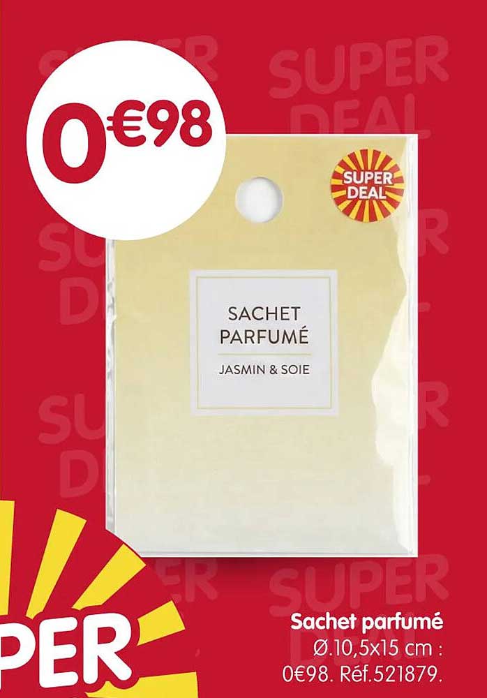 Sachet parfumé Jasmin & Soie