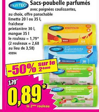 Sacs-poubelle parfumés