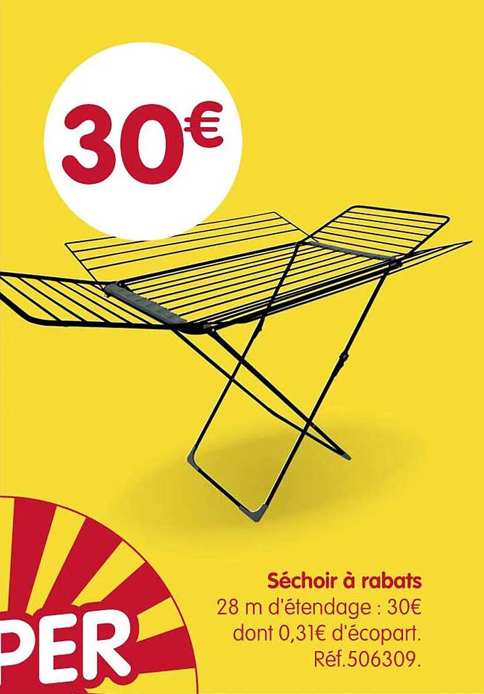 Séchoir à rabats