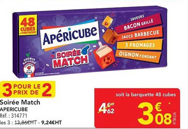 Soirée Match APERICUBE