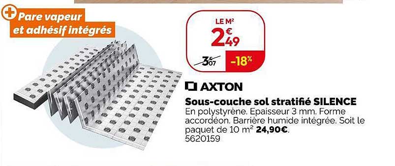 Sous-couche sol stratifié SILENCE