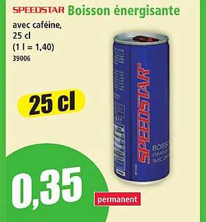 SPEEDSTAR Boisson énergisante