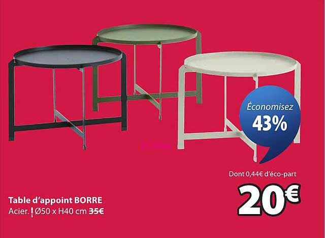 Table d’appoint BORRE